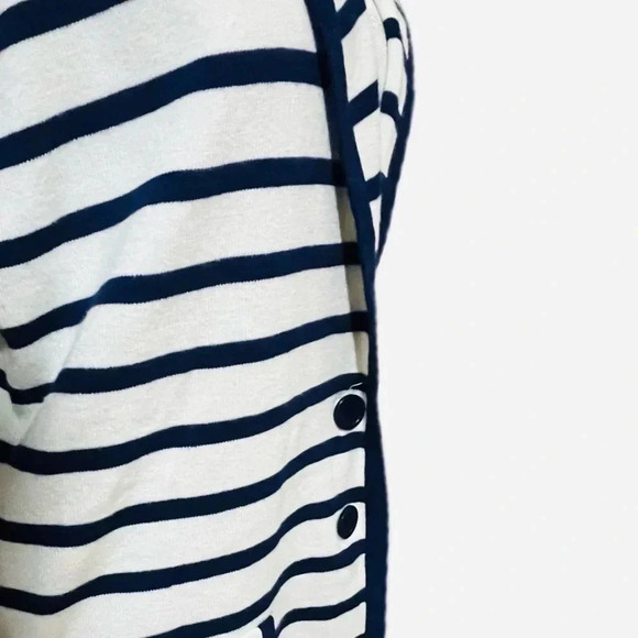 Neiman Marcus blue and white striped blazer large - Picture 4 of 11